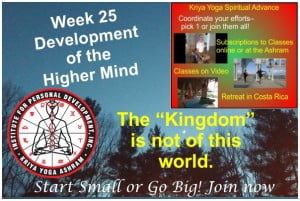 Kriya Yoga Spiritual Advance Poster for week 25