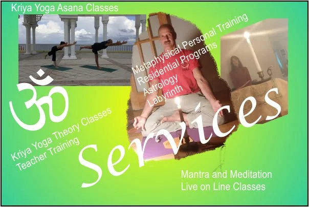 Welcome to Kriya Yoga Services click it to learn more about the Ashram Services offered.