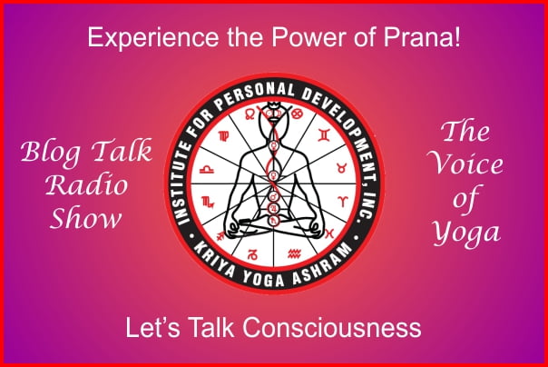 A poster for Kriya Yoga Radio Show on line click it to hear more about Spiritual Science.