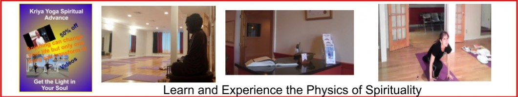 A poster to represent the Kriya Yoga Ashram