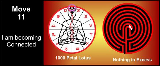 A slide for the 11th move in the Labyrinth.