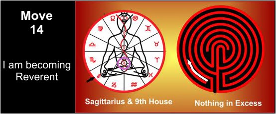 A slide for the 14th move in the Labyrinth.