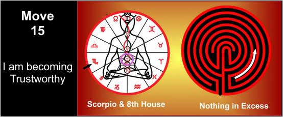 A slide for the 15th move in the Labyrinth.