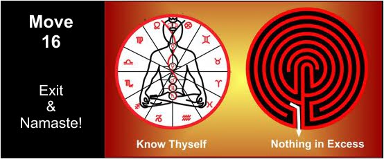 A slide for the 16th move in the Labyrinth.