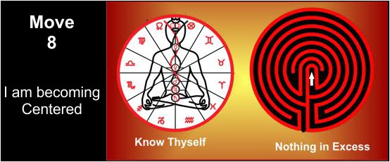 A slide for the 8th move in the Labyrinth.