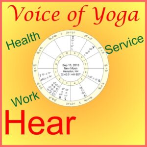 A picture of a poster made for Voice of Yoga show on the Eclipse.