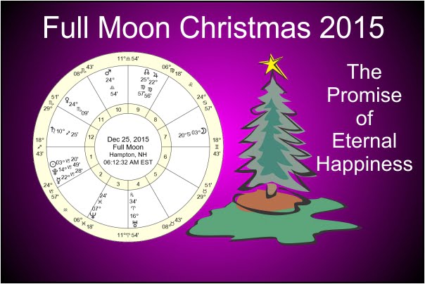 A picture with the chart of the Full Moon for Christmas 2015