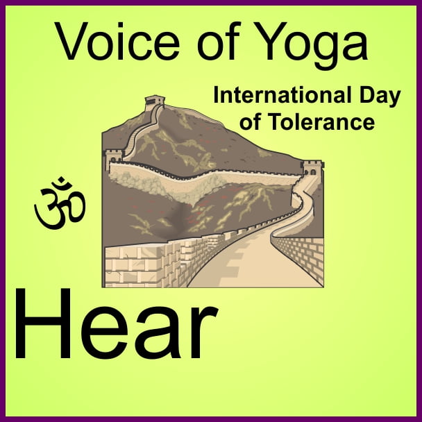 a poster for the radio show on the International Day of Tolerance 2016.