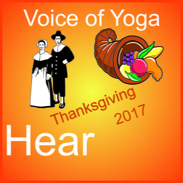 a poster for the radio talk show Thankful: Thanksgiving 2017 Awaken Divine