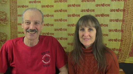 a picture of Lisa and Kenny doing the radio talk show on Science 2018.
