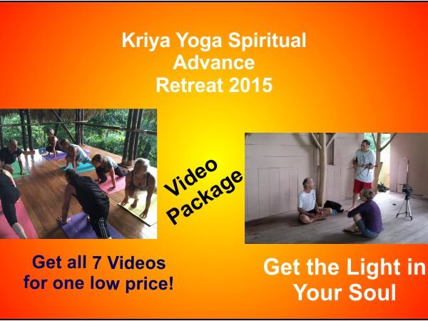 a poster for the Kriya Yoga Spiritual Advance 2015 video package deal