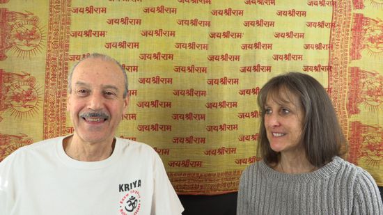 a picture of Lisa and Kenny doing the radio talk show titled Is Worship Possible without Faith.