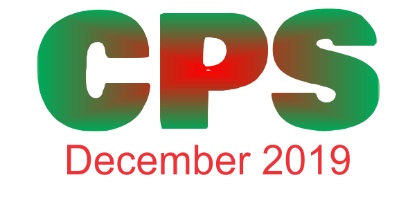 A poster for the CPS December 2019.