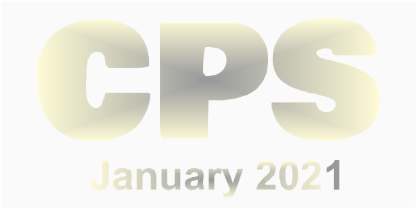 a poster for CPS January 2021