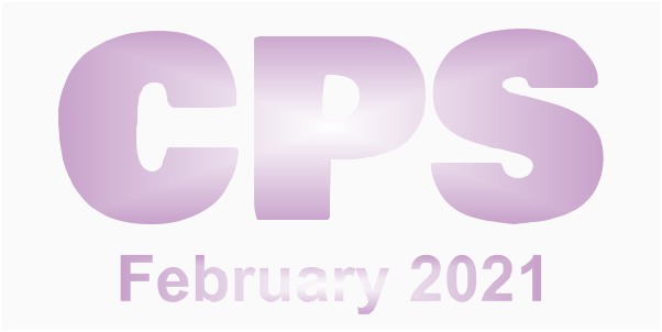 A poster for the CPS February 2021