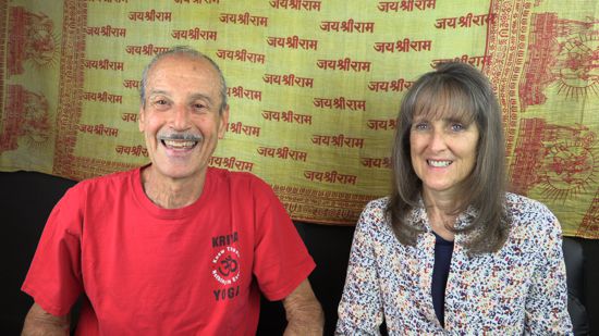 a picture of Lisa and Kenny doing the radio talk show on Sense Spirit 5-10-21.