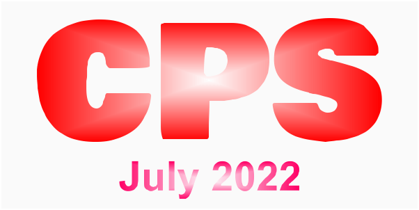 a poster for the CPS July 2022