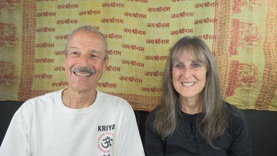 A picture of Lisa and Kenny doing the radio show called Mountain Sermon with the title Sermon on the Mount Beatitudes Unboxed.