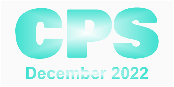 A poster for the CPS December 2022.