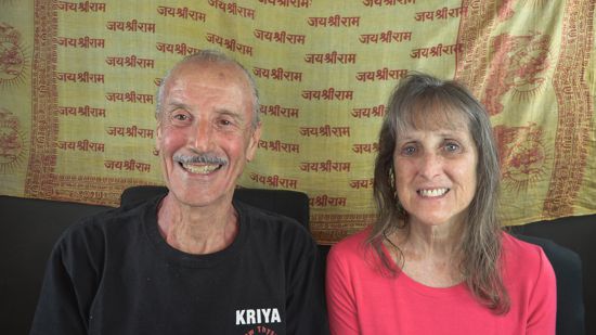 A picture of Lisa and Kenny doing the radio talk show titled Giving a Spiritual Healing Treatment. Aftermath of the event.