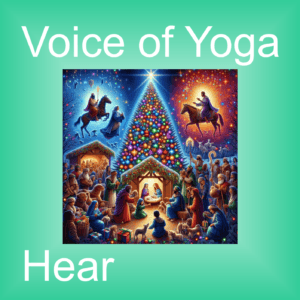 A poster for the radio talk show titled Adding Christ to Christmas.