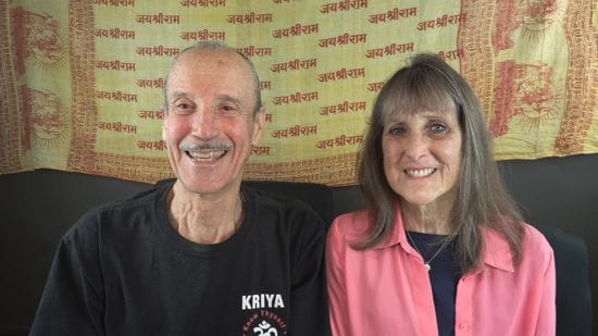 Lisa and Kenny doing the radio talk show on Divine Nutrition titled Nurturing the Divine Attributes.