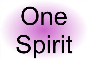 A poster for the welcome page slider announcing One Spirit.