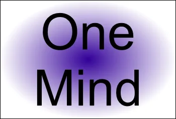 A poster for the welcome page slider announcing One Mind.