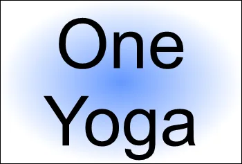 A poster for the welcome page slider announcing One Yoga.