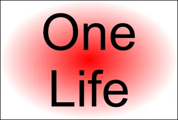 A poster for the welcome page slider announcing One Life.