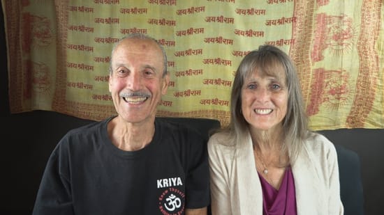 A picture of Lisa and Kenny doing the podcast with the title Mind: the Architect of the Universe.