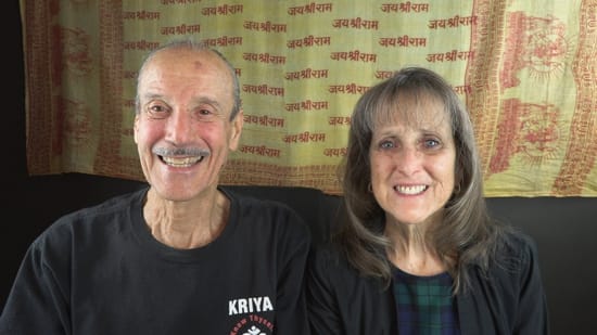 A picture of Lisa and Kenny doing the podcast titled We are All Pilots. 