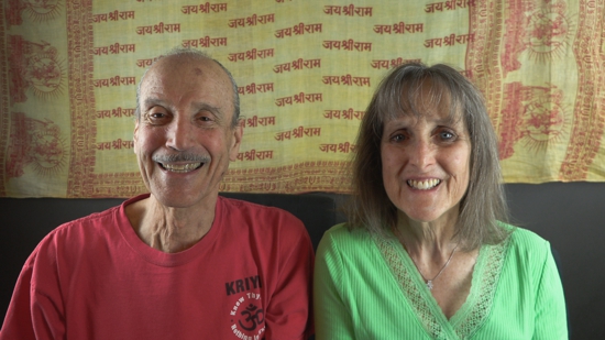 A picture of Lisa and Kenny dong the podcast Belief in Curing is Sin. Learning to cure beliefs. 
