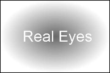 A picture used to describe real eyes.