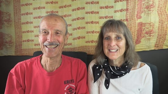 A picture of Lisa and Kenny doing the podcast titled Thinking Outside the Form.