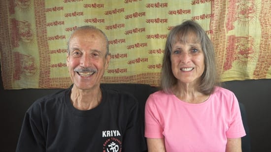 A picture of Lisa and Kenny doing the podcast Delusion As Obstruction To Truth.