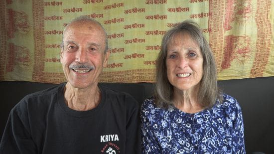 Lisa and Kenny doing the podcast titled Life in Spirit not in Body.