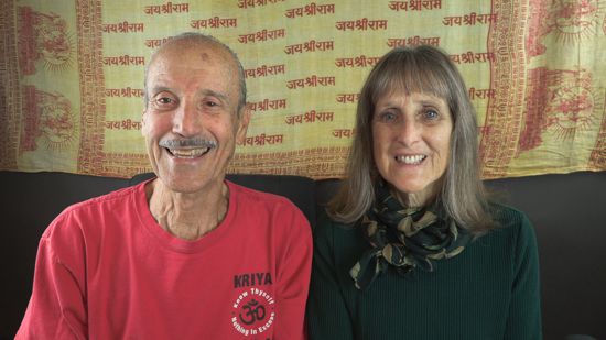 A picture of Lisa and Kenny doing the podcast titled Realize the Armor of Spirit.
